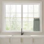 Liz Linen Pleated Cafe Curtains