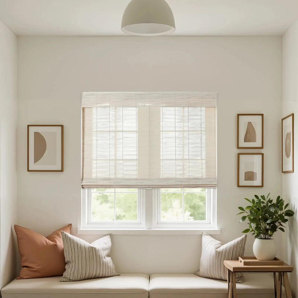 Sybil Bamboo Roman Shade Cordless