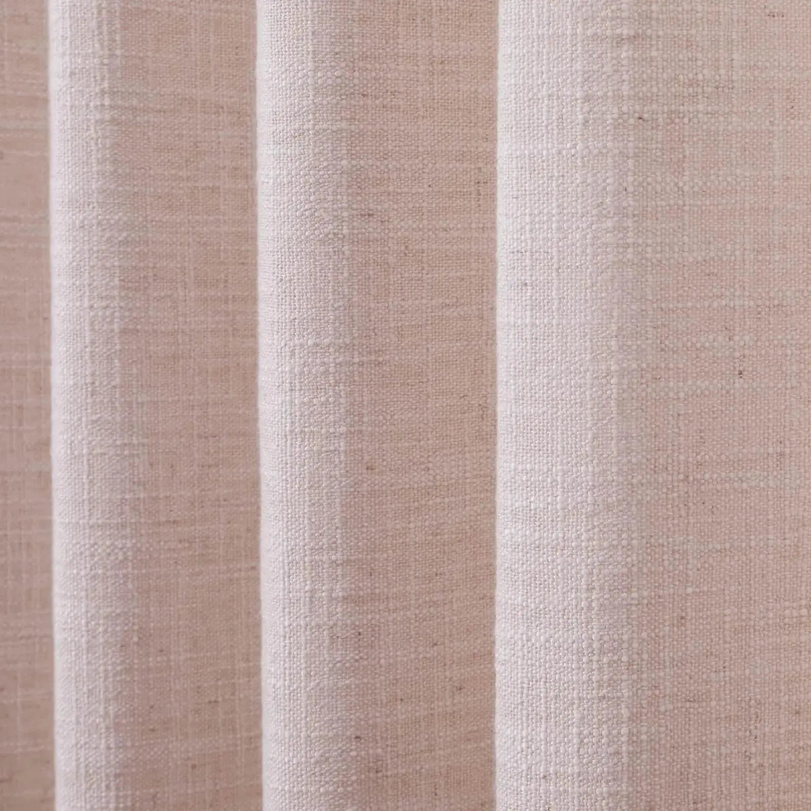 Liz Linen Pleated Cafe Curtains
