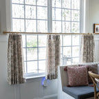 Sara Le Print Linen Drapery Pleated