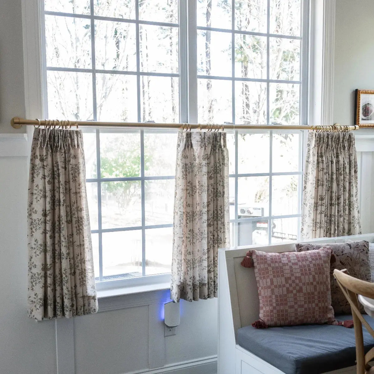 Sara Le Print Linen Drapery Pleated