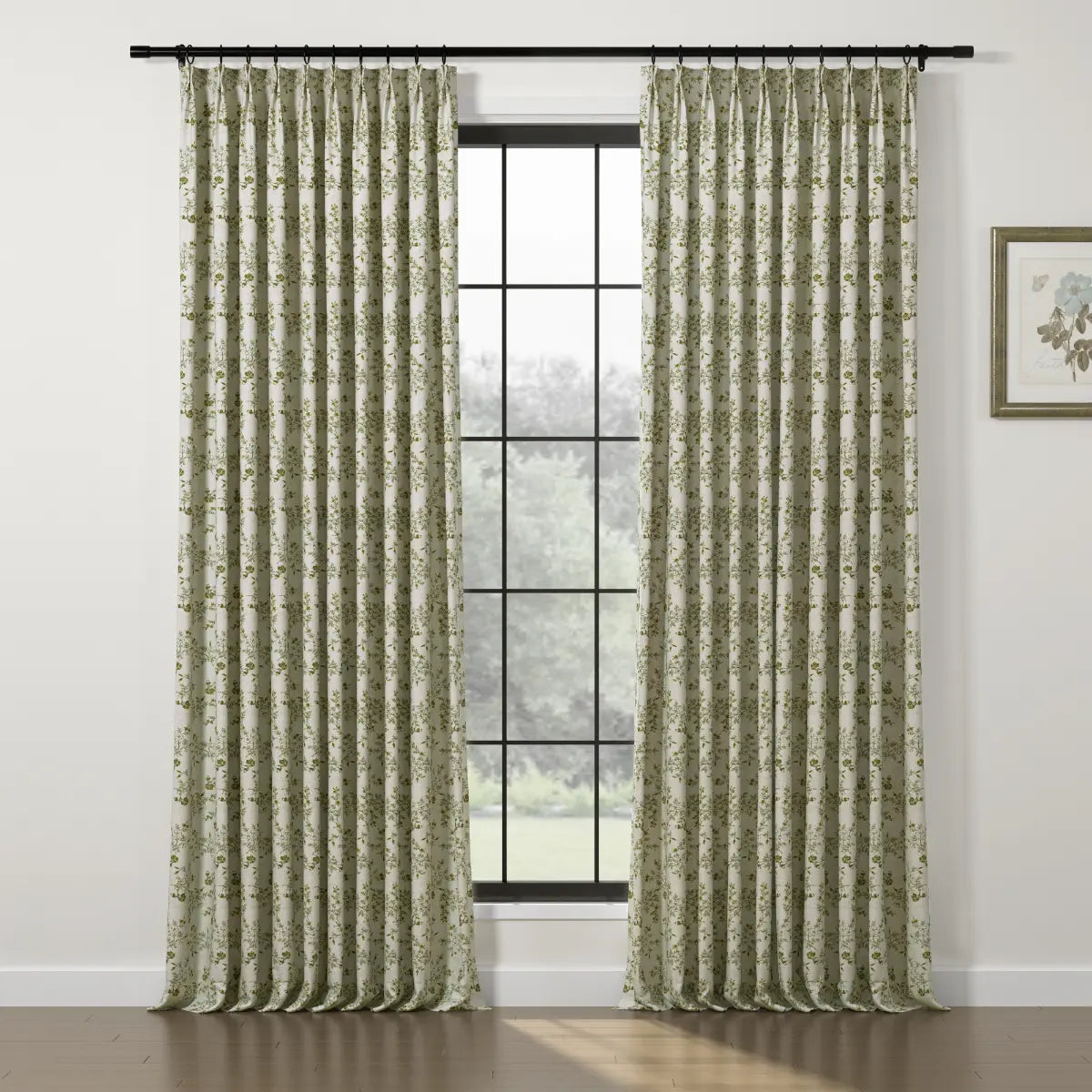 Sara Le Print Linen Drapery Pleated