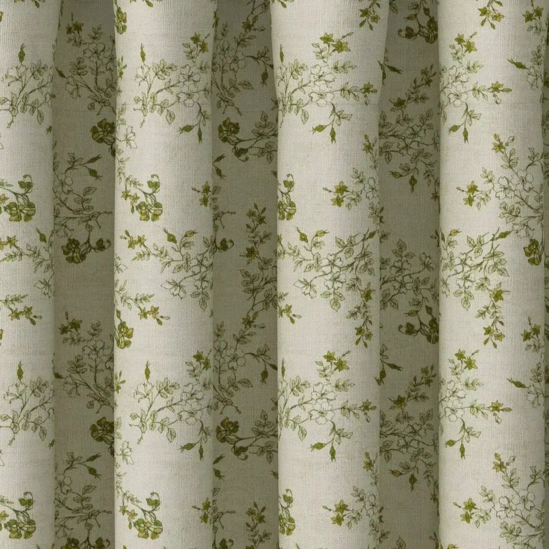 Sara Le Print Linen Drapery Pleated