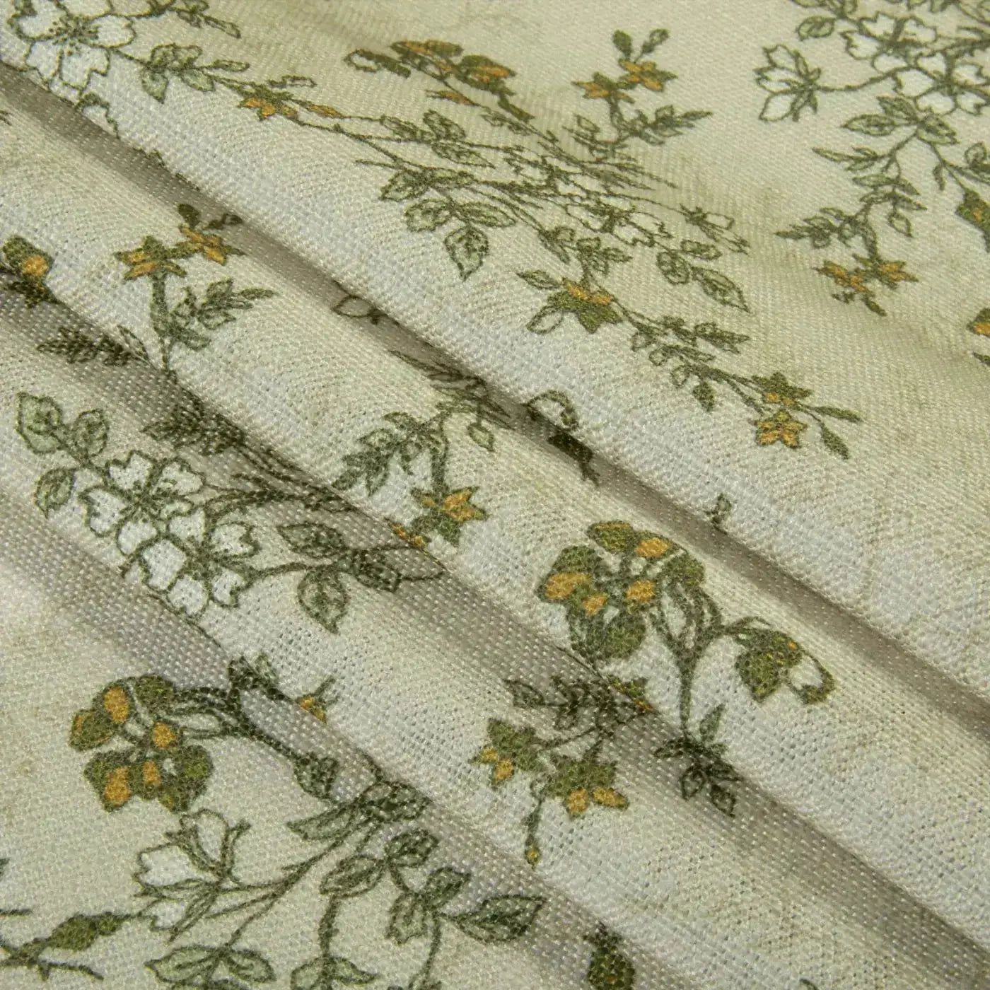 Sara Le Print Linen Drapery Pleated