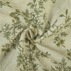 Sara Le Print Linen Drapery Pleated