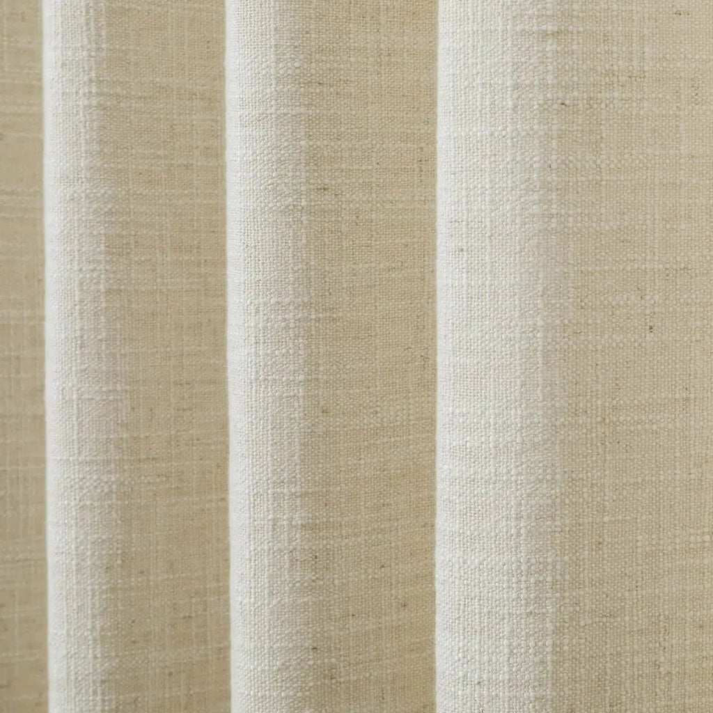 Liz Linen Pleated Cafe Curtains