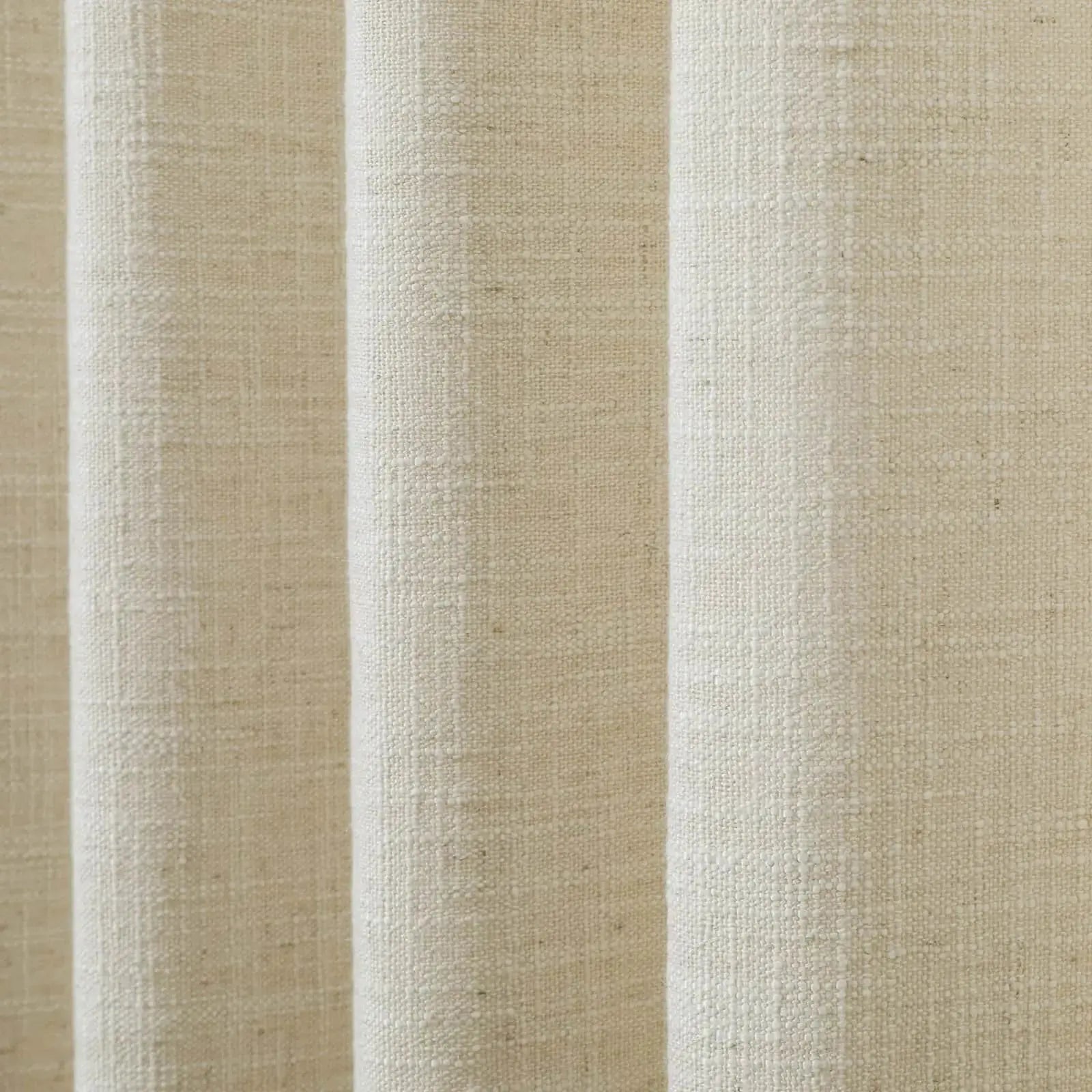 Liz Linen Pleated Cafe Curtains