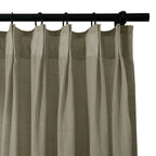 Flynn Airy Lightweight Sheer Curtain Pleated
