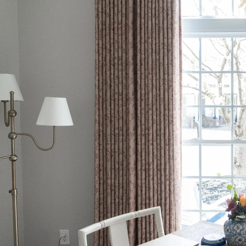 Sara Le Print Linen Drapery Pleated