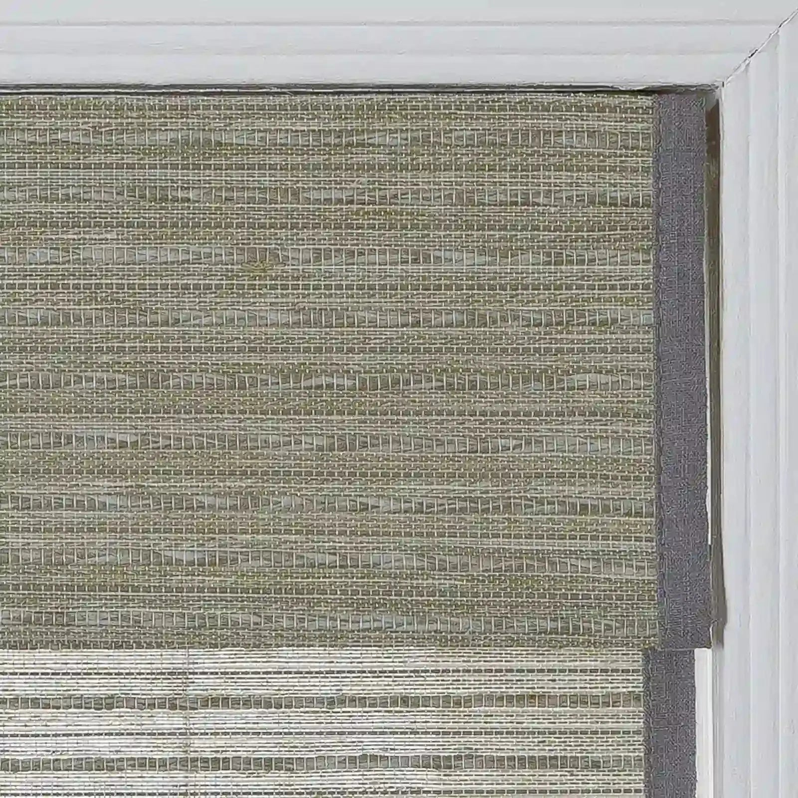 Rae Natural Ramie Flax Woven Wood Shades - Series C