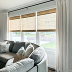 Natural Ramie Bamboo Woven Shade - Beige