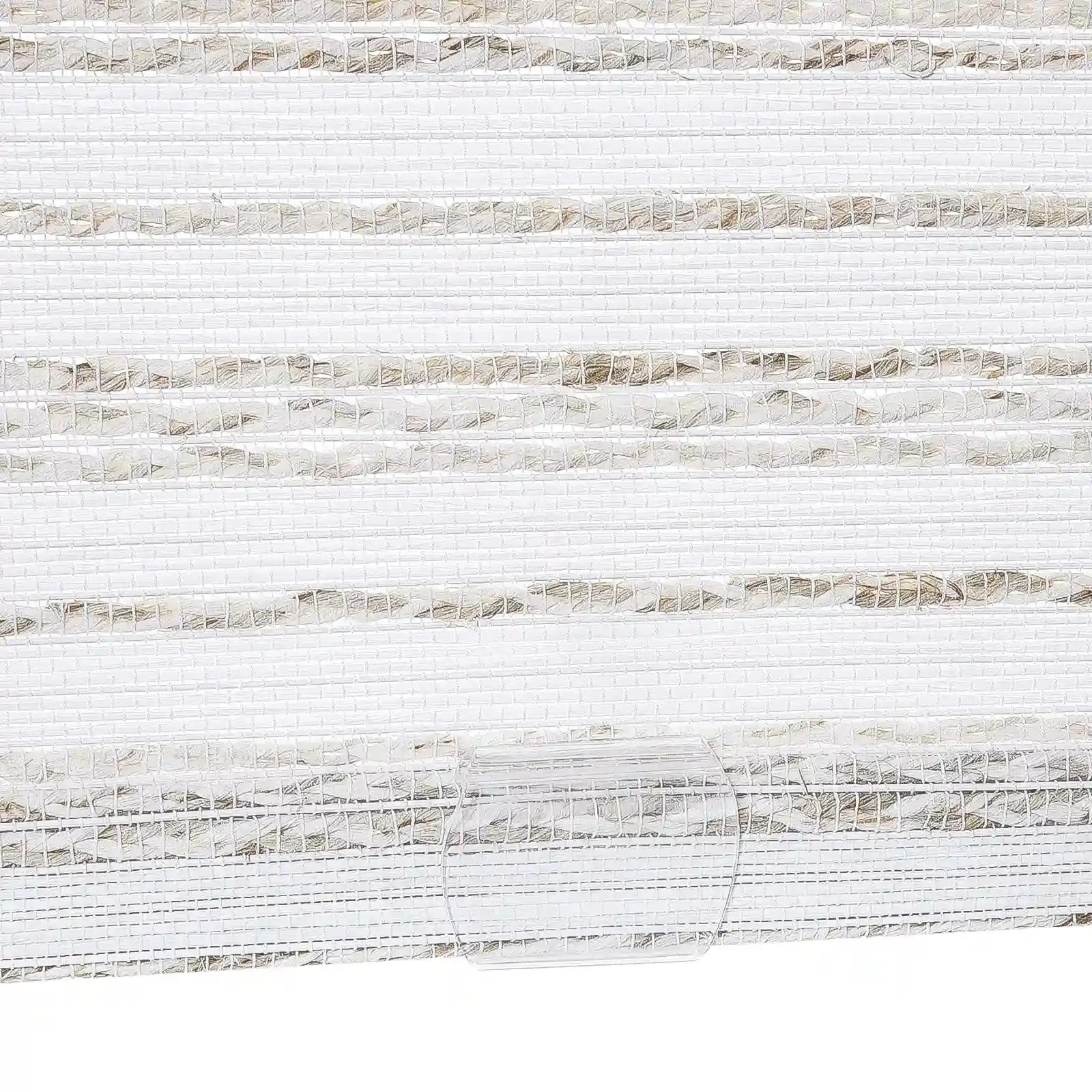 Rae Natural Ramie Flax Woven Wood Shades - Series C