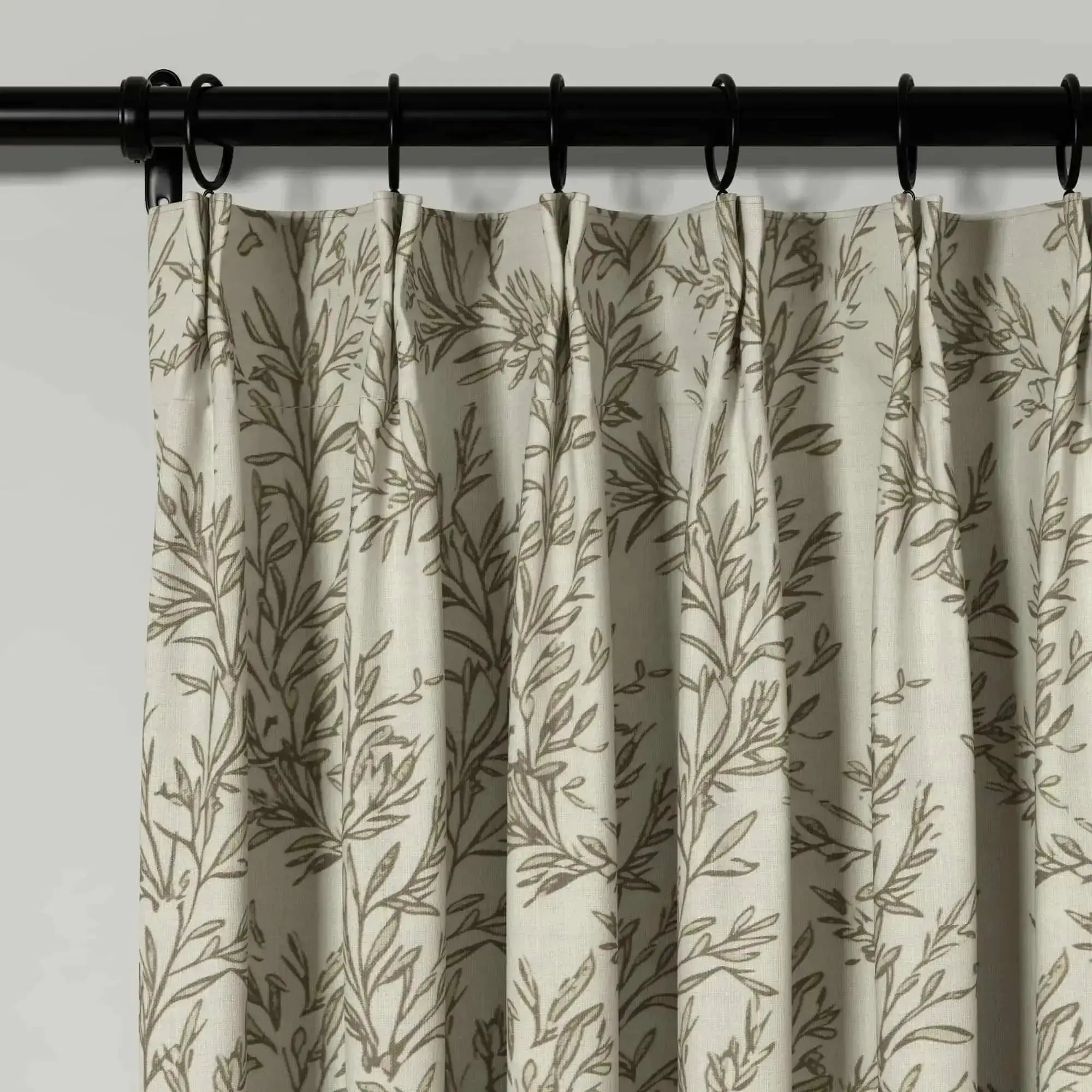 Sara Le Print Linen Drapery Pleated