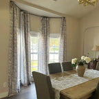 Sara Le Print Linen Drapery Pleated