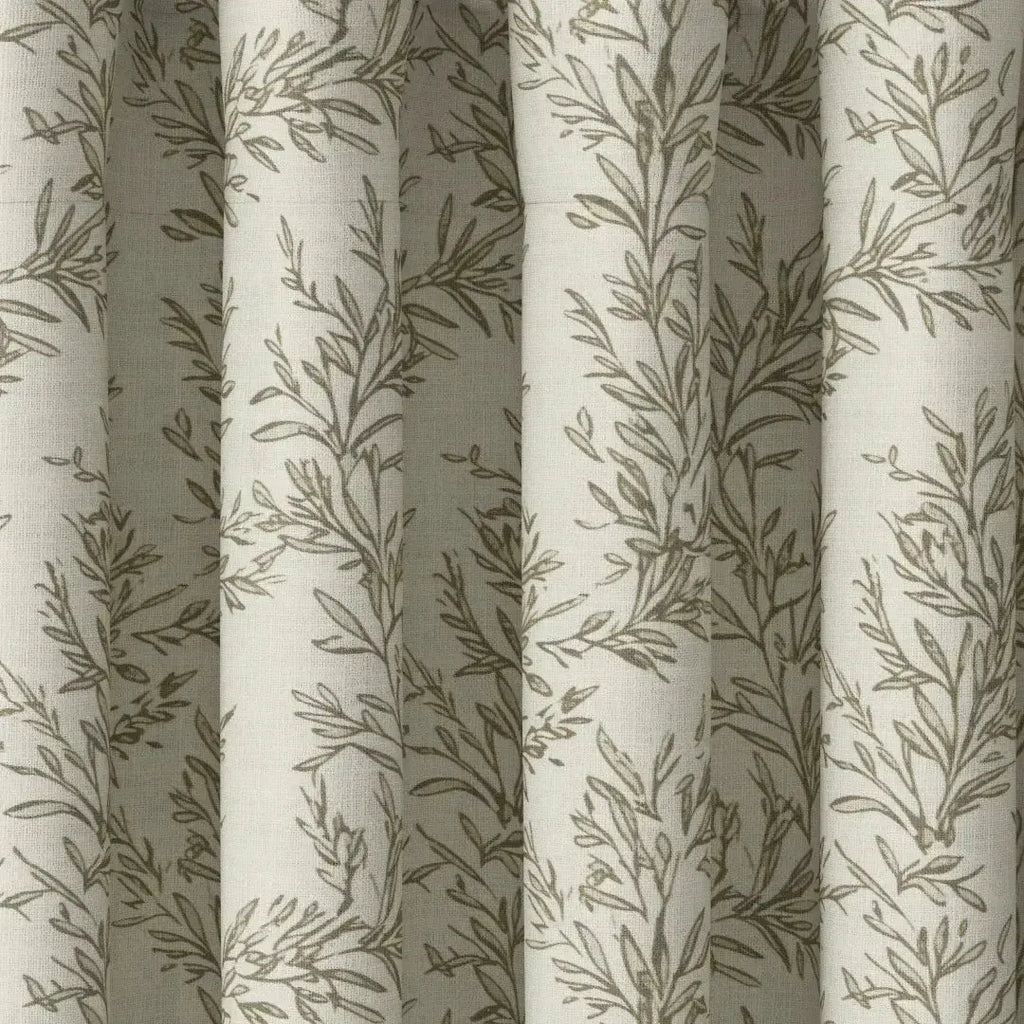 Sara Le Print Linen Drapery Pleated