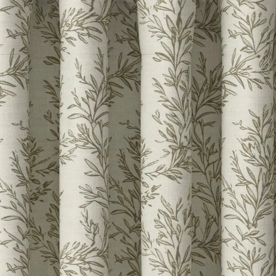 Sara Le Print Linen Drapery Pleated