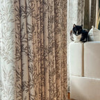 Sara Le Print Linen Drapery Pleated