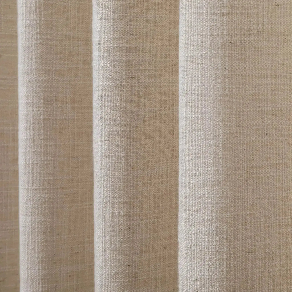 Liz Linen Pleated Cafe Curtains