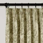 Sara Le Print Linen Drapery Pleated