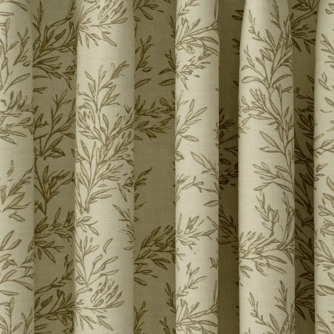 Sara Le Print Linen Drapery Pleated