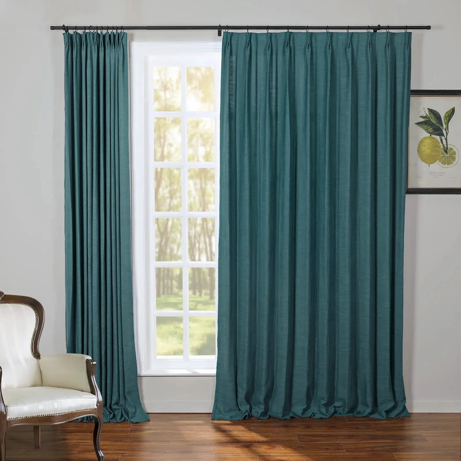 Kyla Linen Drapery Pleated