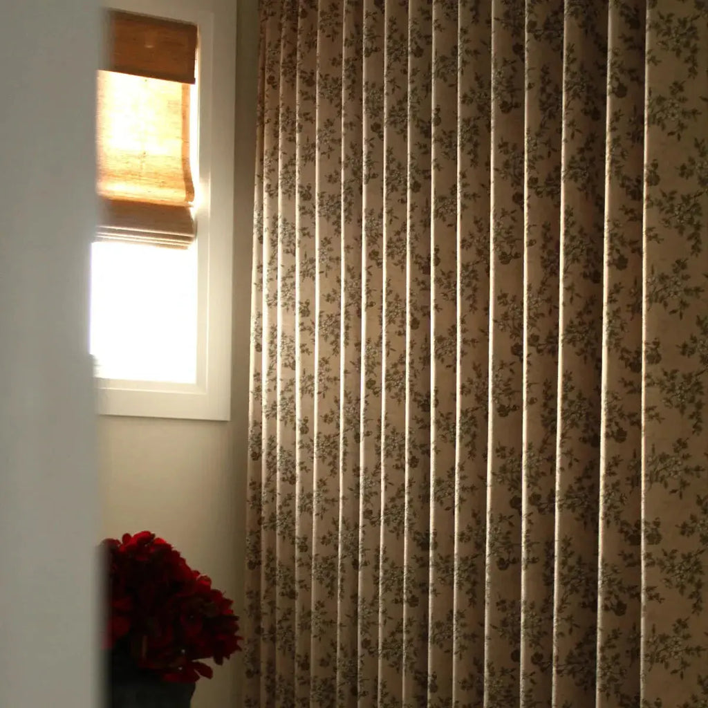 Sara Le Print Linen Drapery Pleated