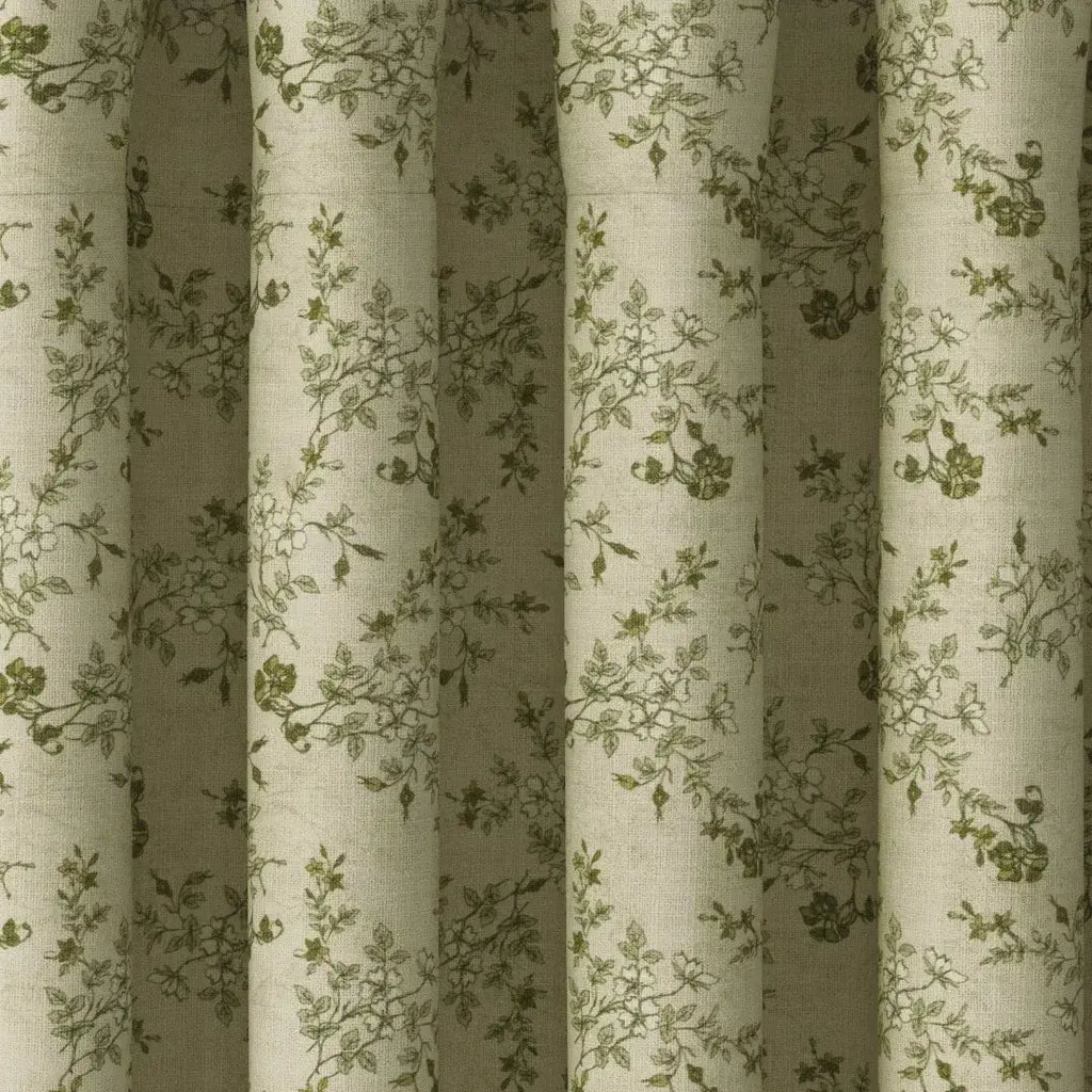 Sara Le Print Linen Drapery Pleated