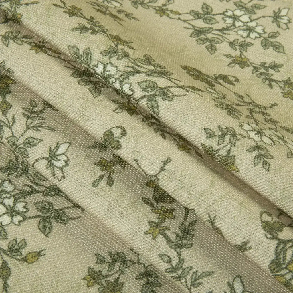 Sara Le Print Linen Drapery Pleated