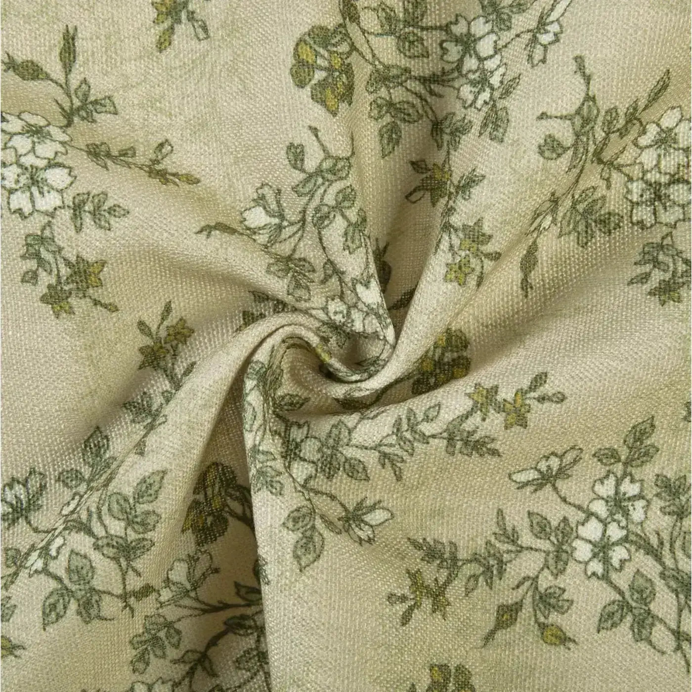 Sara Le Print Linen Drapery Pleated