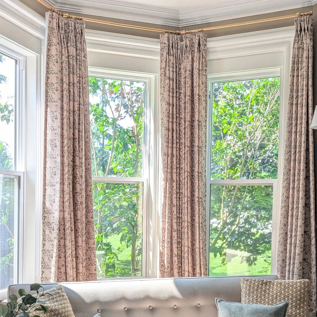 Sara Le Print Linen Drapery Pleated