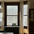 Sara Le Print Linen Drapery Pleated