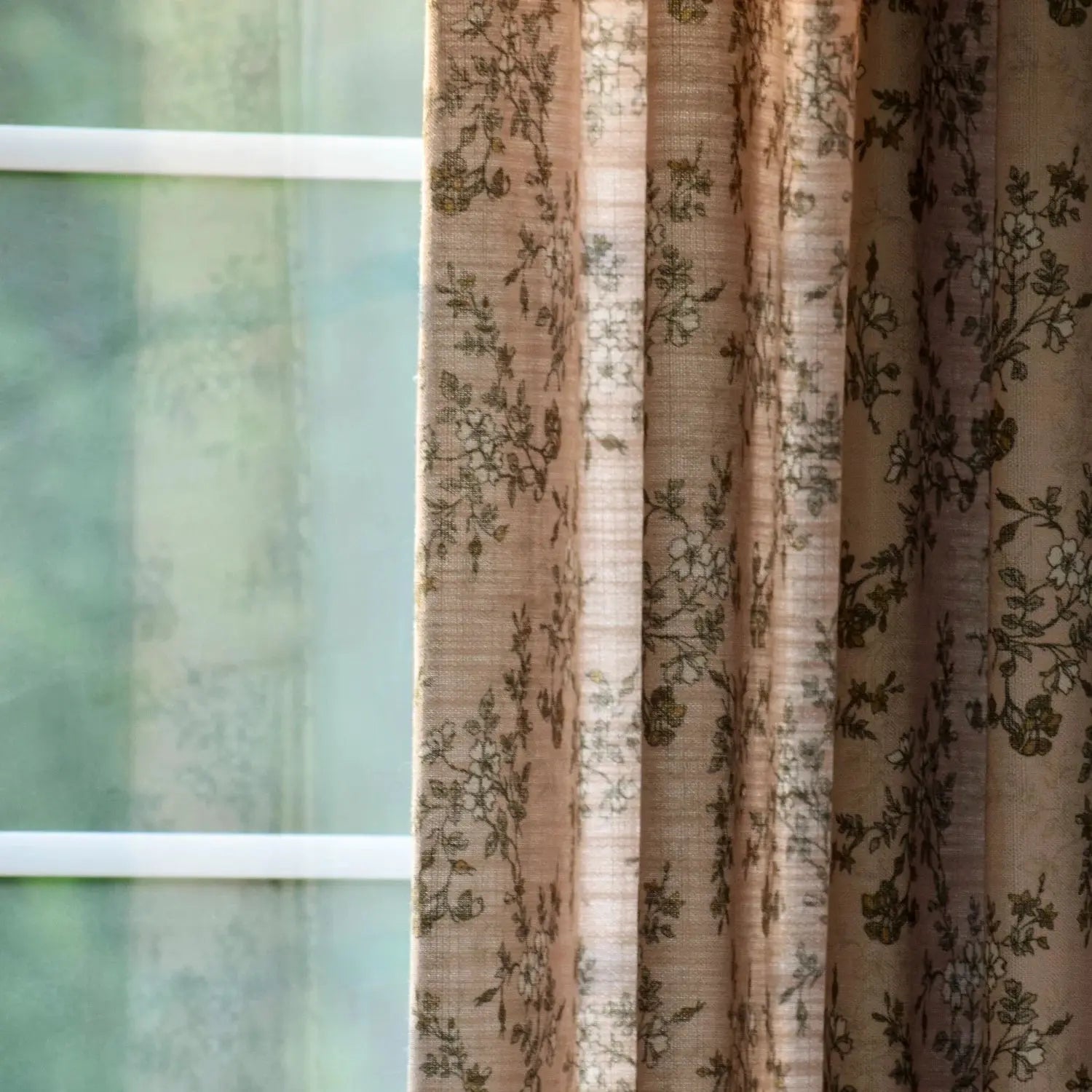 Sara Le Print Linen Drapery Pleated