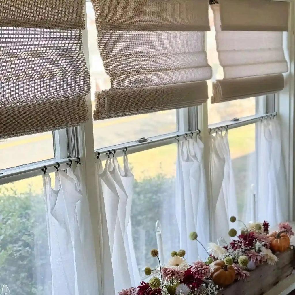 Sybil Bamboo Roman Shade Cordless