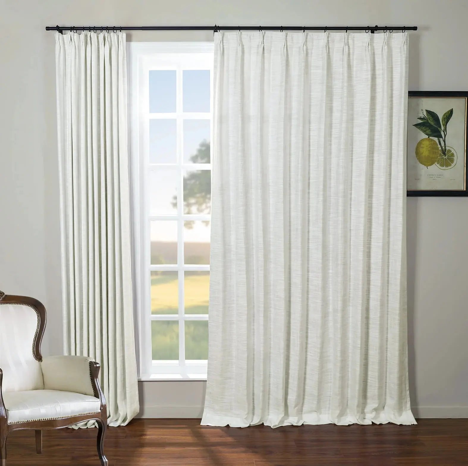 Kyla Linen Drapery Pleated