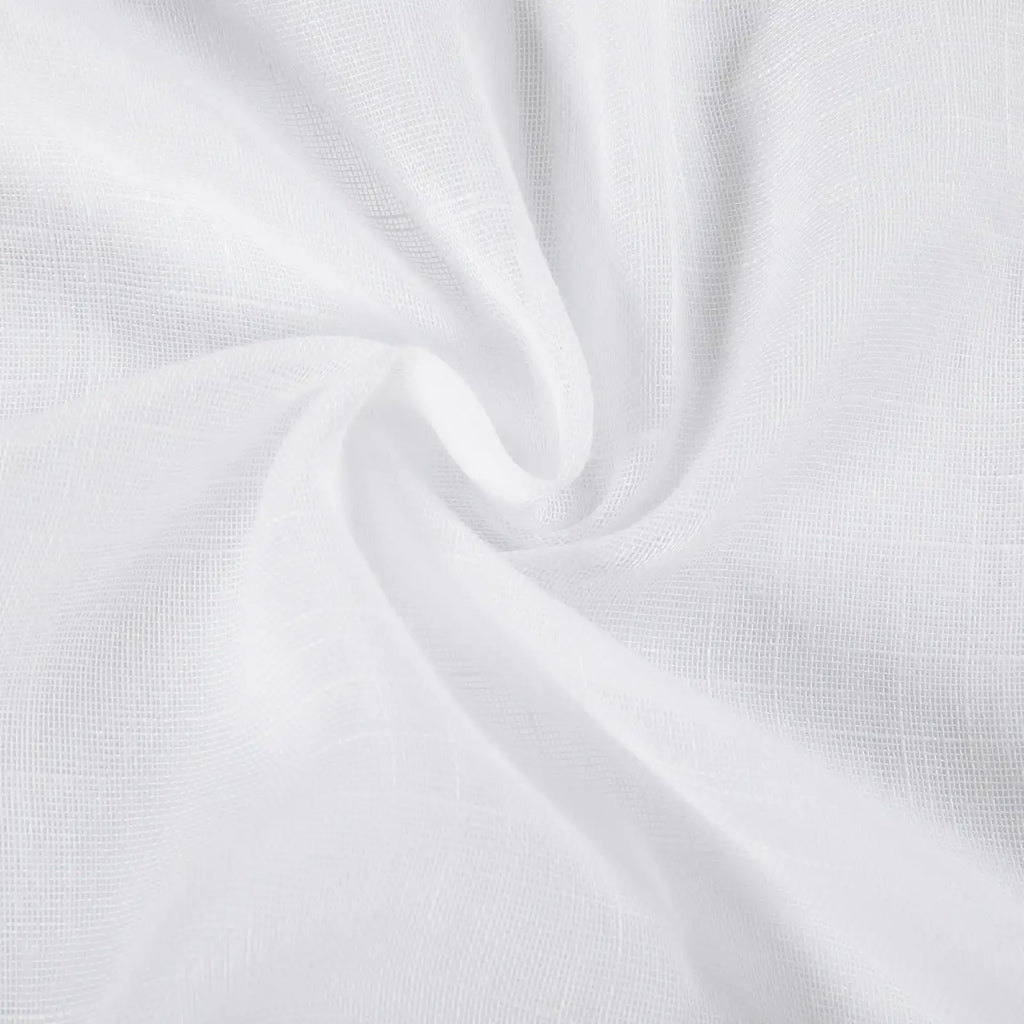 Flynn Airy Lightweight Sheer Curtain Pleated