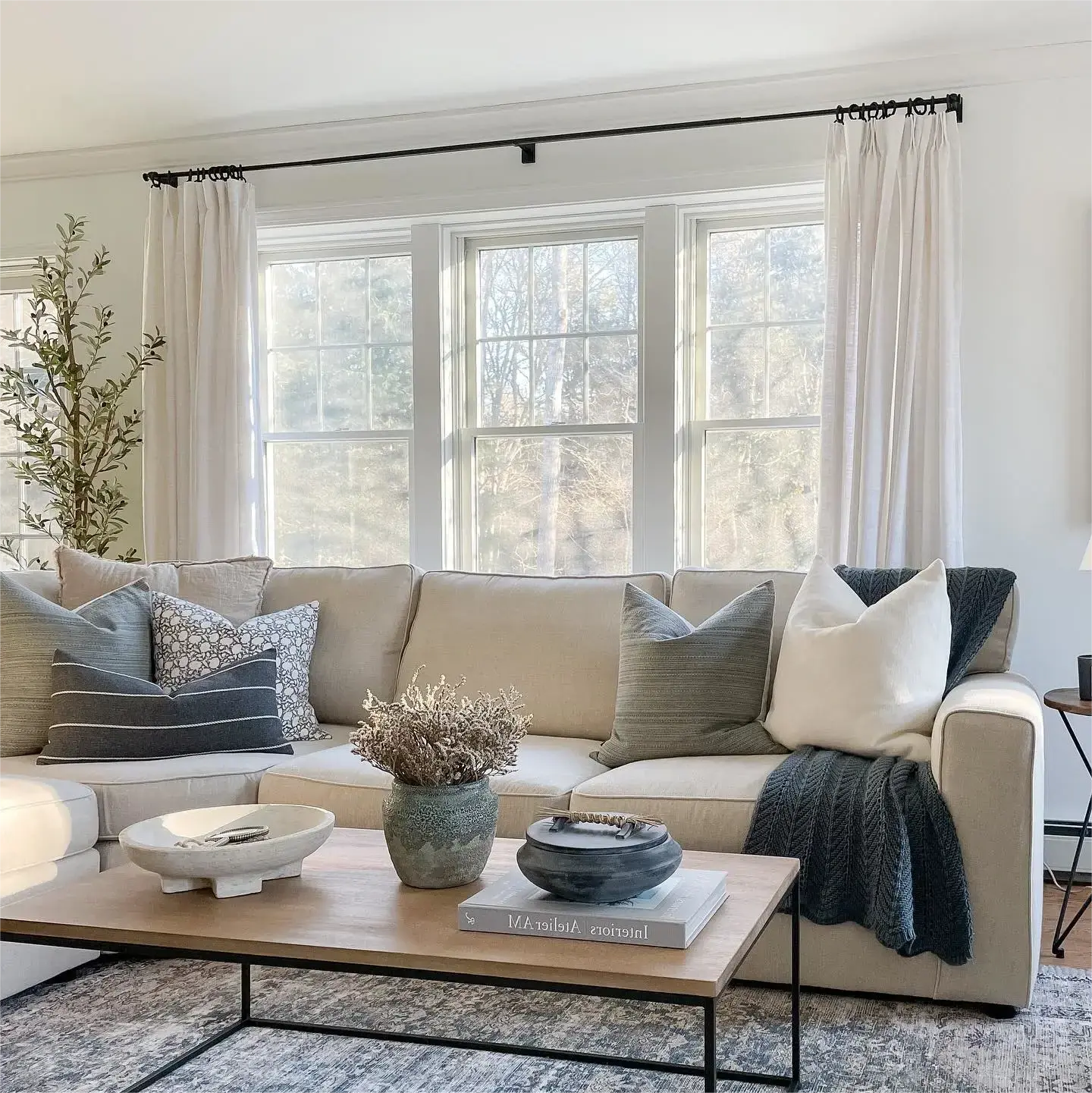 Kyla Linen Drapery Pleated