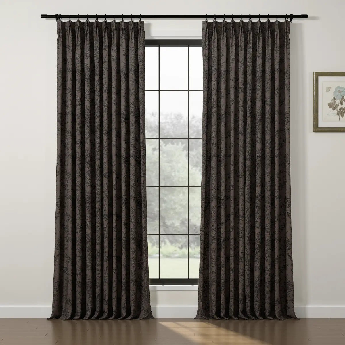 Sara Le Print Linen Drapery Pleated