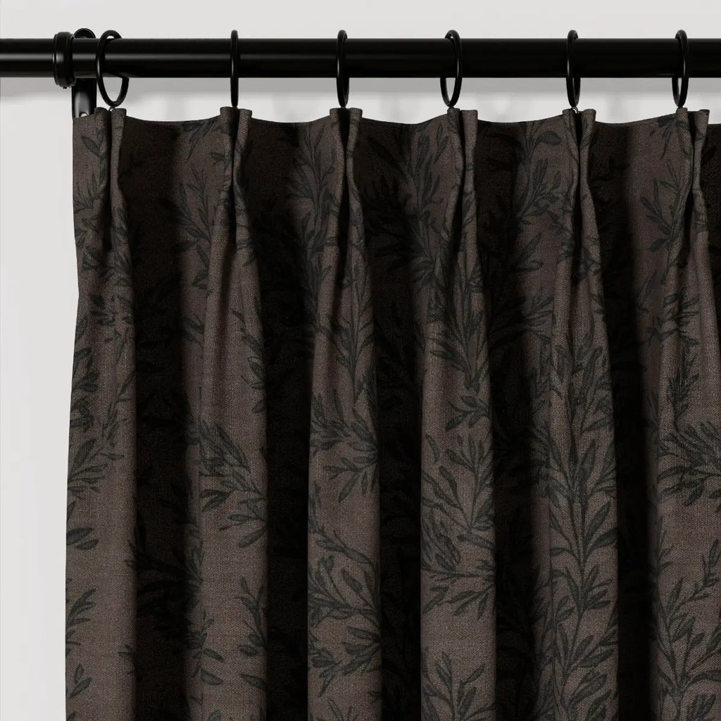Sara Le Print Linen Drapery Pleated