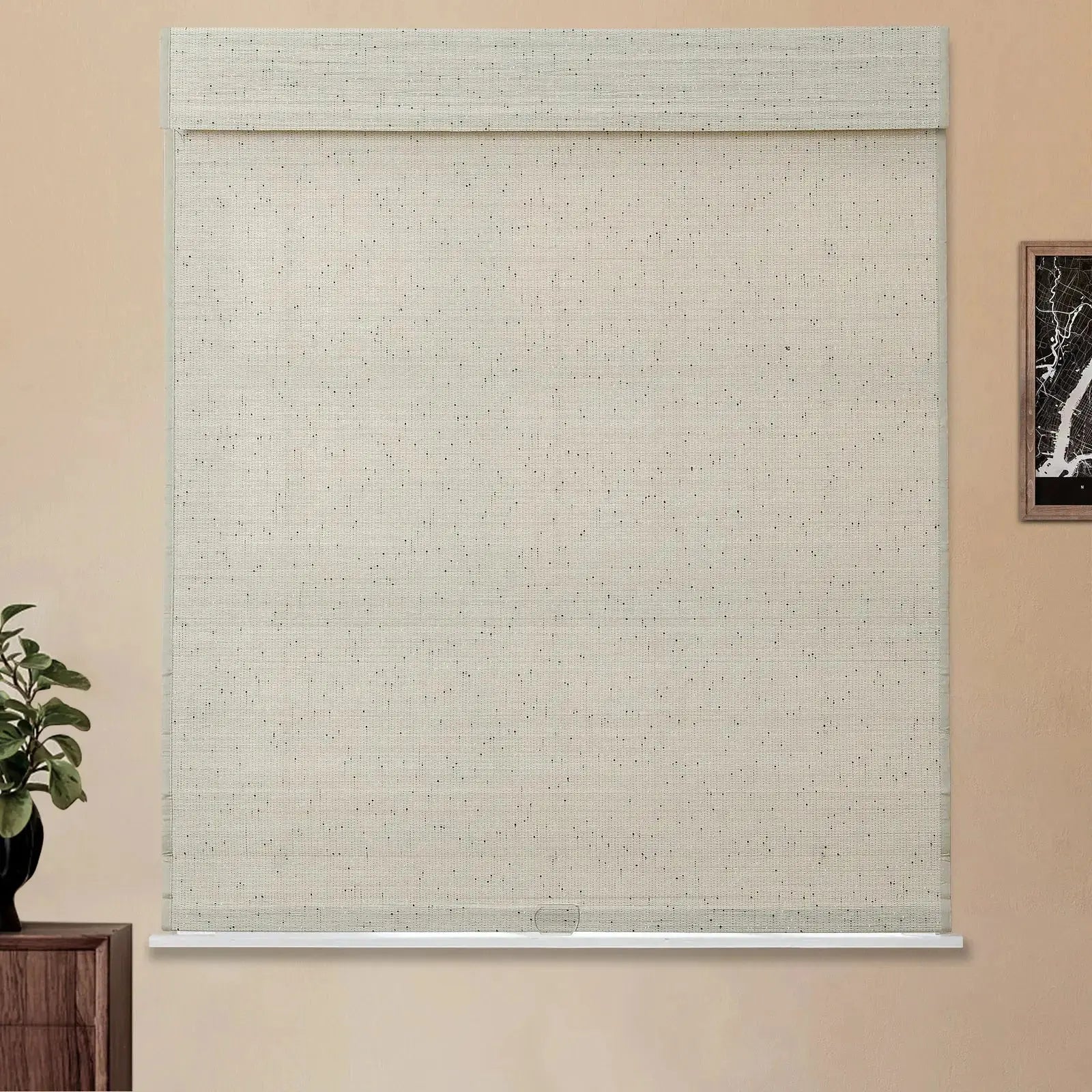 Sybil Bamboo Roman Shade Cordless