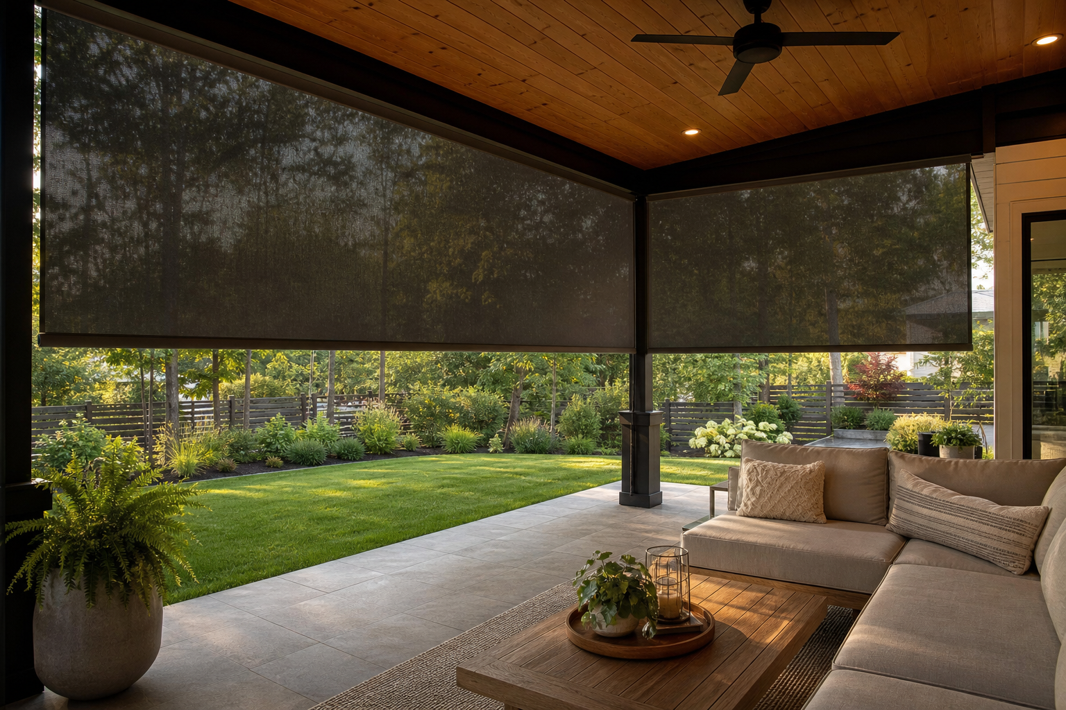 Outdoor Solar Shades